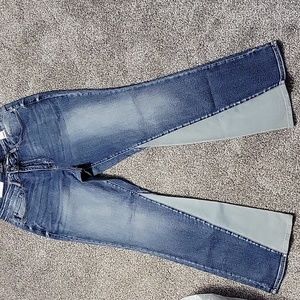 Judy Blue Jeans Split Decision. Womens PLUS size 20 Mid Rise. FLARE FIT